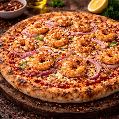 Seafood (Prawn) Pizza
